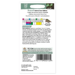 Mr. Fothergill's Broccoli Green Calabrese Autumn Seeds -GreenScape Sales Store 12804661 1384842775436529