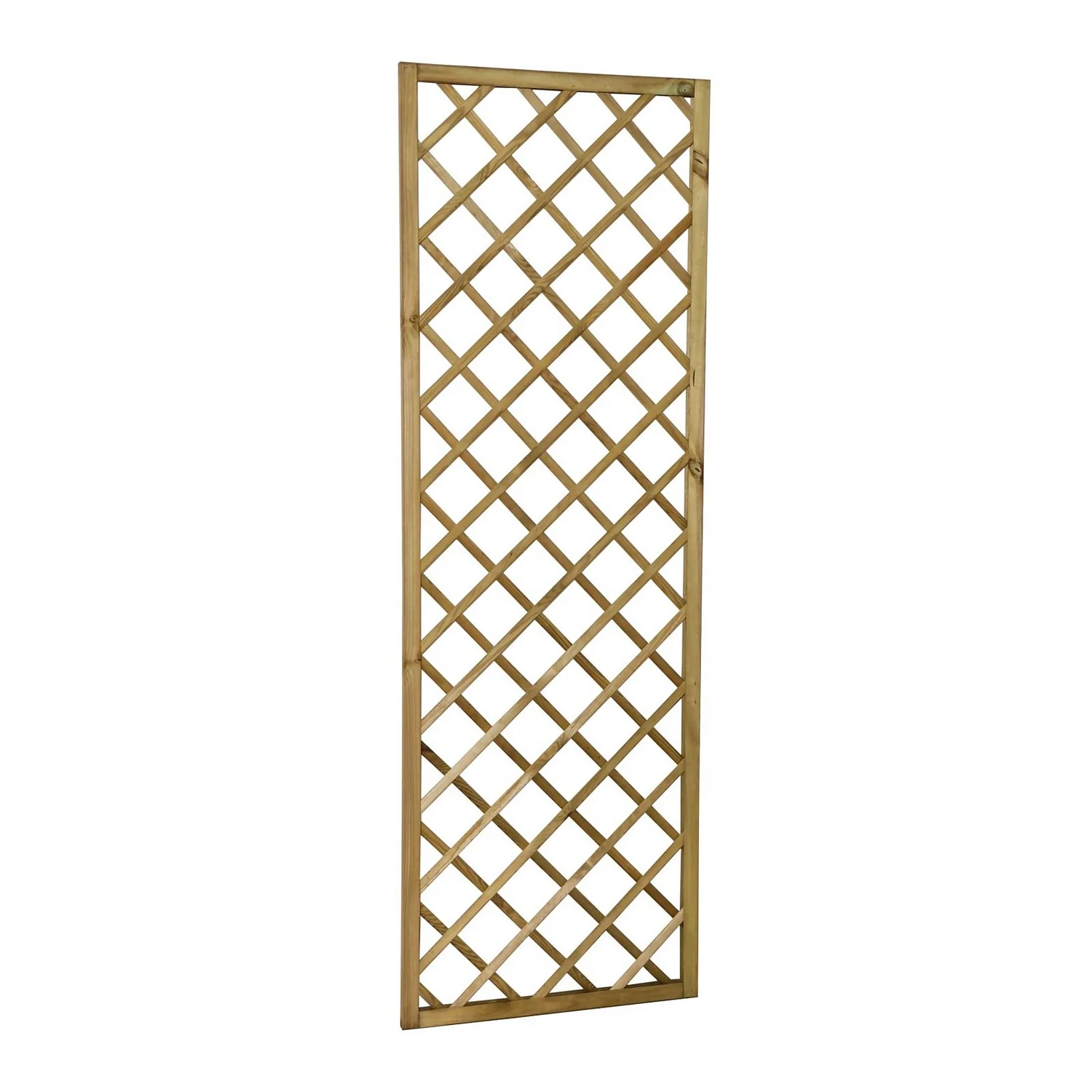 Forest Hidcote Framed Wooden Lattice Trellis - 0.6x1.8m 4 Forest Hidcote Framed Wooden Lattice Trellis - 0.6x1.8m - Image 2