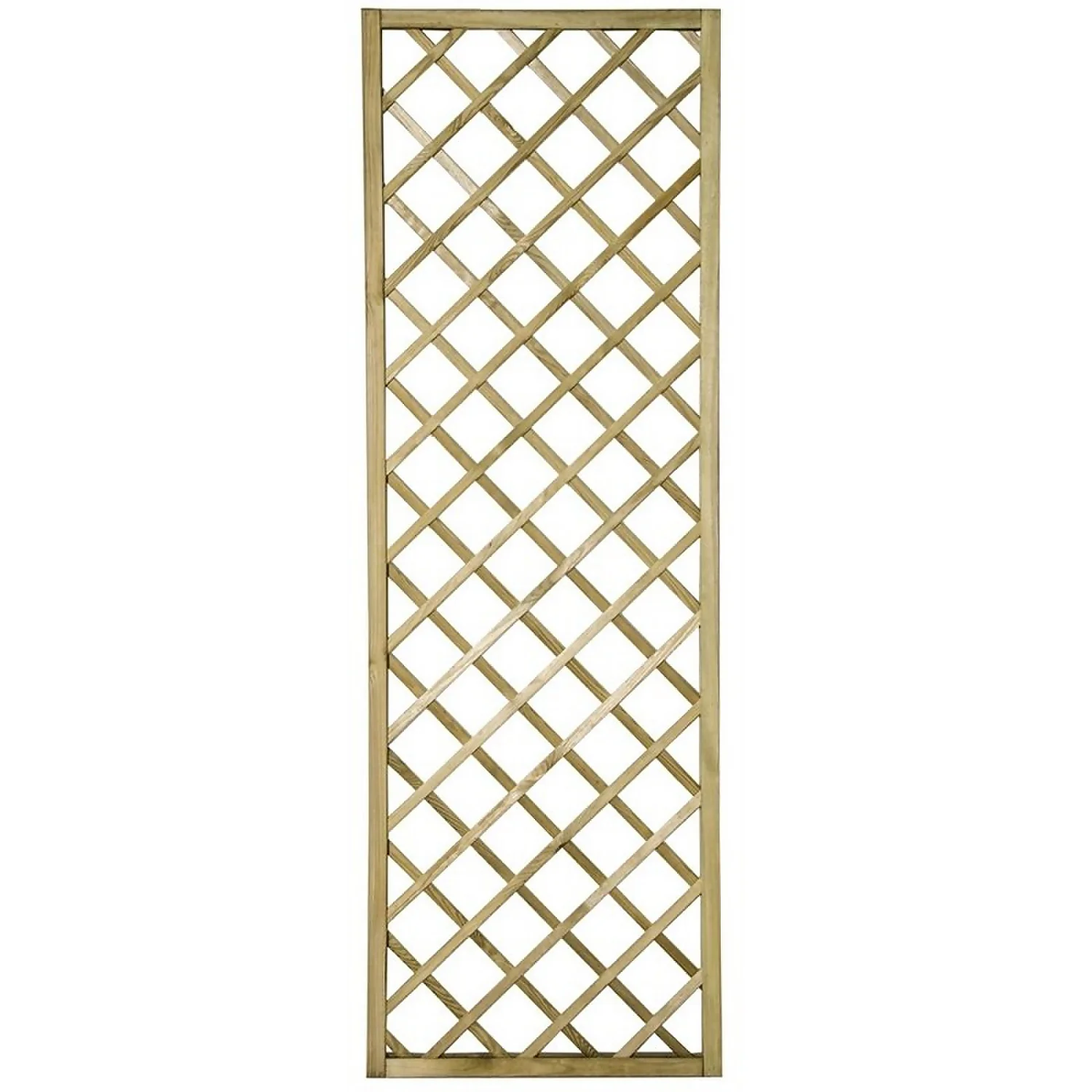 Forest Hidcote Framed Wooden Lattice Trellis - 0.6x1.8m 3 Forest Hidcote Framed Wooden Lattice Trellis - 0.6x1.8m