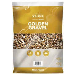 Stylish Stone Golden Gravel - Midi Pack - 9kg -GreenScape Sales Store 12808146 1904902947173521