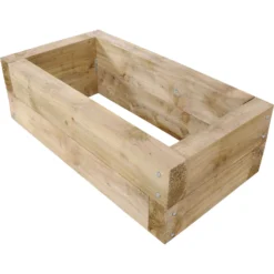Forest Garden Wooden Sleeper Raised Bed -GreenScape Sales Store 12809016 3924833225967251
