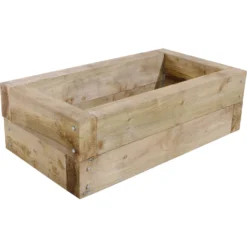 Forest Garden Wooden Sleeper Raised Bed -GreenScape Sales Store 12809016 7484833225680847