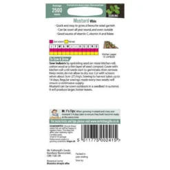 Mr. Fothergill's Mustard White (Brassica Sinapsis Alba) Seeds -GreenScape Sales Store 12810344 1824832955878307