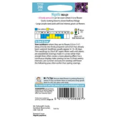 Mr. Fothergill's Nigella Midnight Seeds -GreenScape Sales Store 12811167 1444833192839910