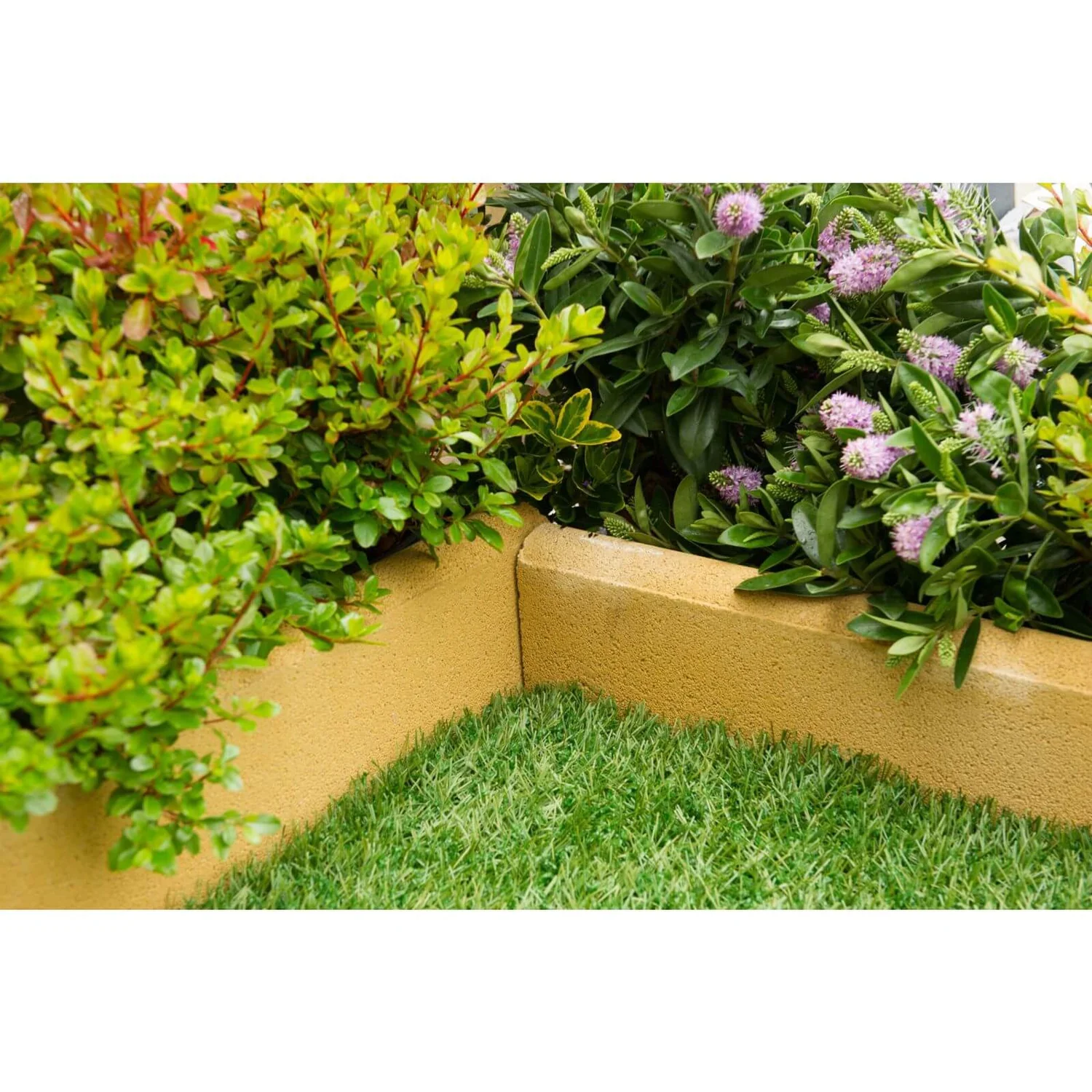 Stylish Stone Round Top Edging 600mm - Gold 3 Stylish Stone Round Top Edging 600mm - Gold