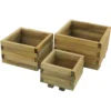 Forest Garden Wooden Kendal Square Planter (Set Of 3) 2 Forest Garden Wooden Kendal Square Planter (Set Of 3) -GreenScape Sales Store 12812613 1844831955981169