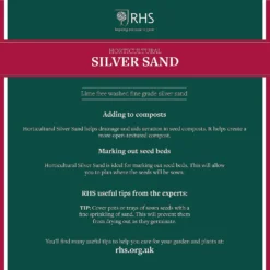RHS Horticultural Silver Sand - Large - 20kg 14 RHS Horticultural Silver Sand - Large - 20kg -GreenScape Sales Store 12813004 1294857553826964