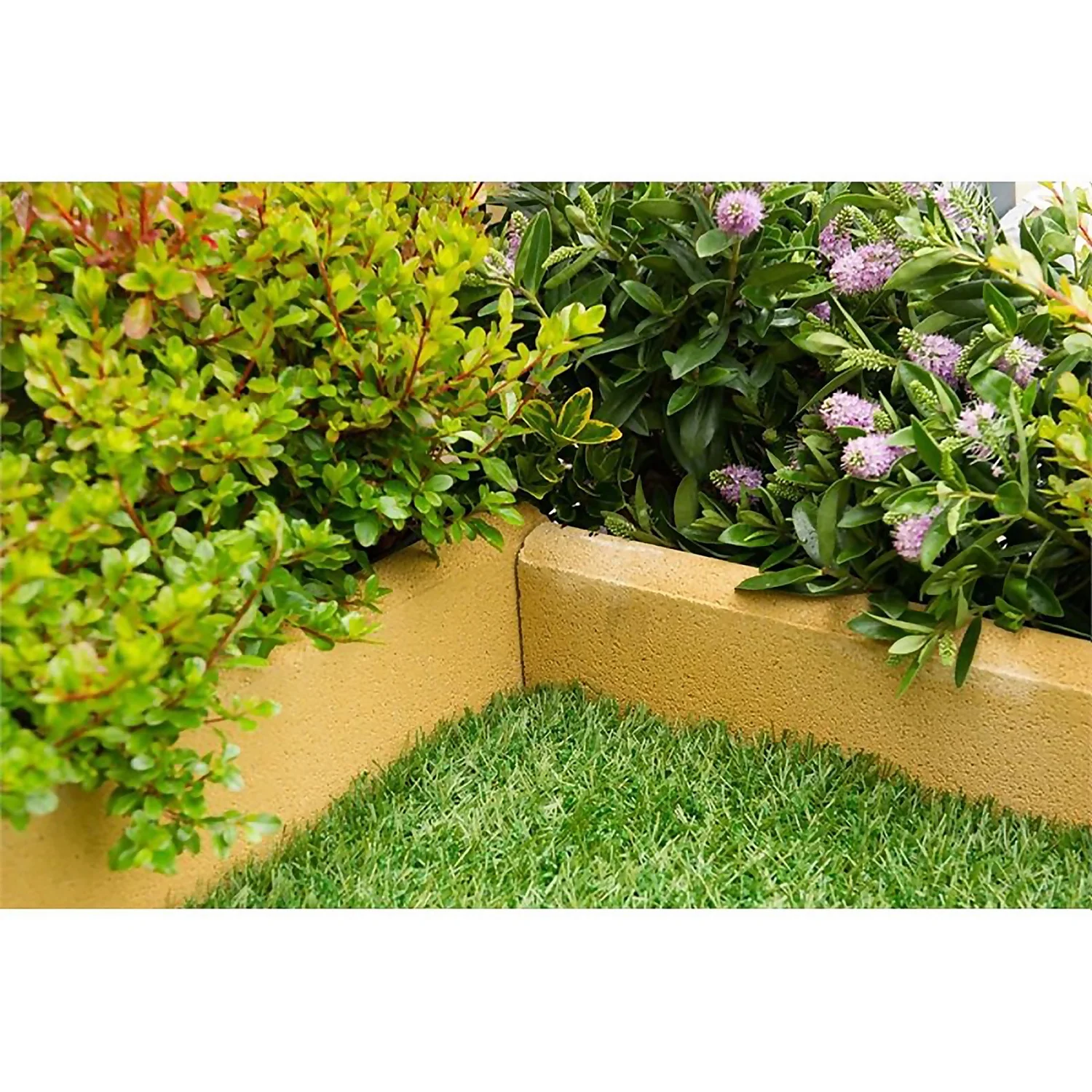 Stylish Stone Round Top Edging 600mm - Gold (Full Pack) 3 Stylish Stone Round Top Edging 600mm - Gold (Full Pack)