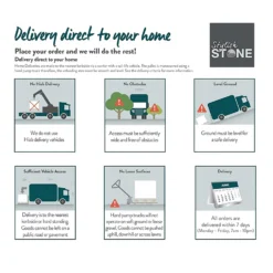 Stylish Stone Scalloped Edging 600mm - Gold (Full Pack) -GreenScape Sales Store 12813222 1034957304921841