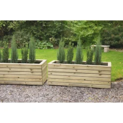 Forest Garden Wooden Linear Long Planter 8 Forest Garden Wooden Linear Long Planter -GreenScape Sales Store 12814335 4764832957719956