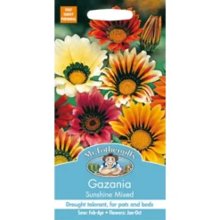 Mr. Fothergill's Gazania Sunshine Mixed (Gazania Splendens) Seeds