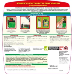 Roundup Path & Drive Ready To Use Pump N Go Weedkiller - 5L -GreenScape Sales Store 12815515 4704833196219941