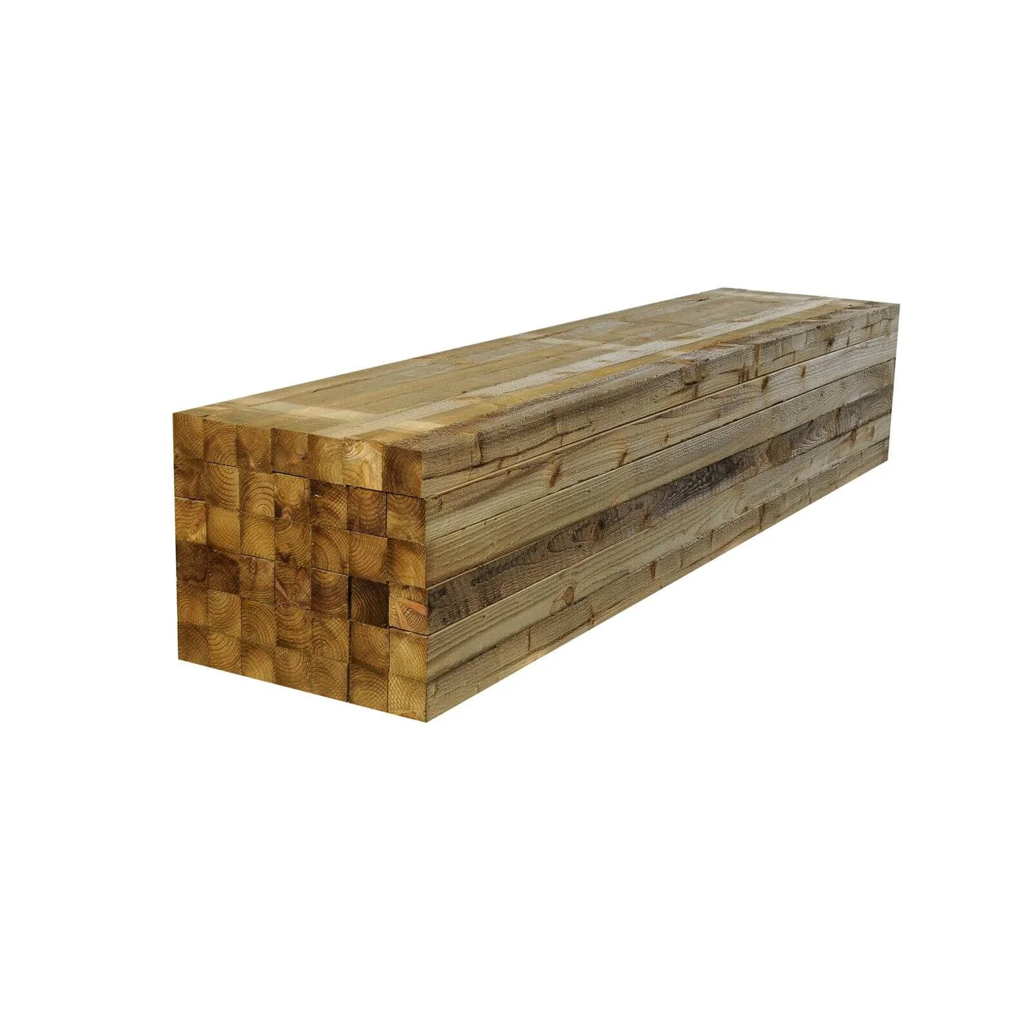 Metsa Fence Post Incised Green Wood Fencing Support 2.4m (100 X 100 X 2400mm) 4 Metsa Fence Post Incised Green Wood Fencing Support 2.4m (100 X 100 X 2400mm) - Image 2