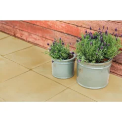 Stylish Stone Hereford Paving Smooth 450 X 450mm - Gold (Full Pack) -GreenScape Sales Store 12816930 4284833197226705