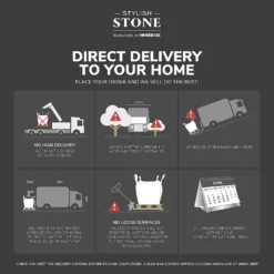 Stylish Stone Devon Grey Chippings - Bulk Bag 750 Kg -GreenScape Sales Store 12816993 1114931960549103