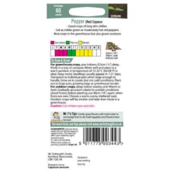 Mr. Fothergill's Hot Pepper Cayenne (Capsicum Annuus) Seeds -GreenScape Sales Store 12817420 5184833219652488