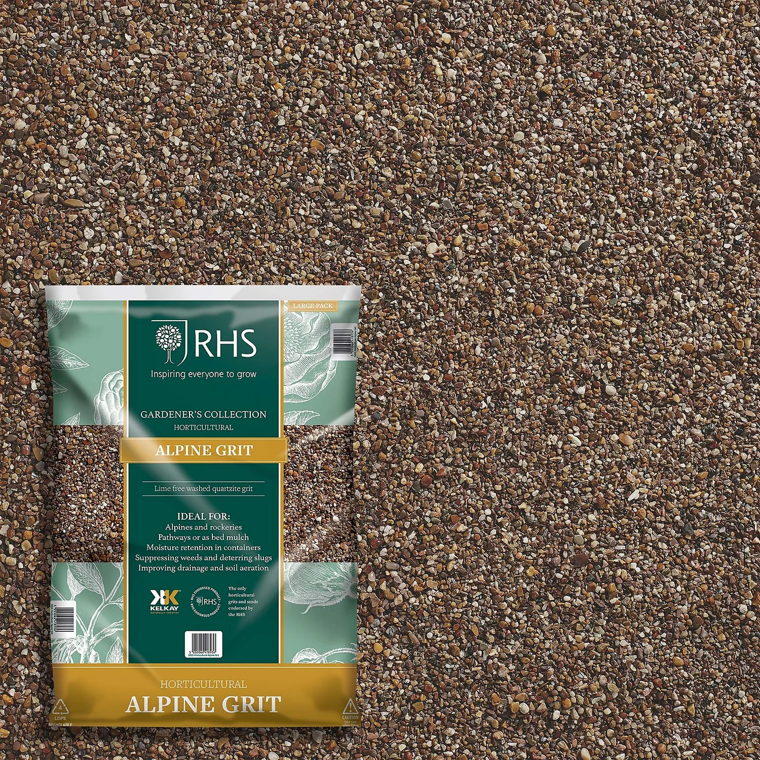 Stylish Stone RHS Horticultural Alpine Grit - Large Pack 3 Stylish Stone RHS Horticultural Alpine Grit - Large Pack