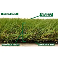 Nomow 40mm Luxury Lawn Artificial Grass Roll - 2m Width 9 Nomow 40mm Luxury Lawn Artificial Grass Roll - 2m Width -GreenScape Sales Store 12819110 1074833199248225