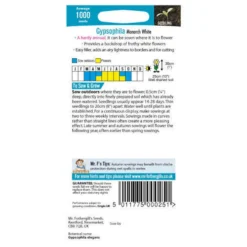 Mr. Fothergill's Gypsophilia Monarch White Seeds -GreenScape Sales Store 12819956 1814833170111733