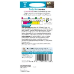 Mr. Fothergill's Nasturtium Gleam Mixed Seeds -GreenScape Sales Store 12819964 1374833170097756