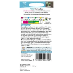 Mr. Fothergill's Pansy Frou Frou Mixed Seeds -GreenScape Sales Store 12819965 5544833170148660