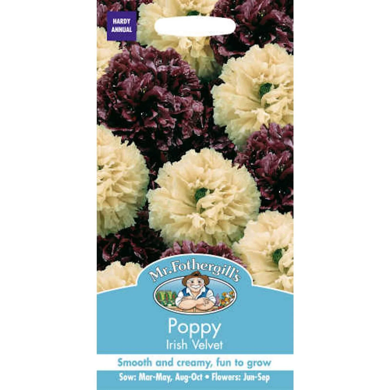 Mr. Fothergill's Poppy Irish Velvet Seeds 3 Mr. Fothergill's Poppy Irish Velvet Seeds