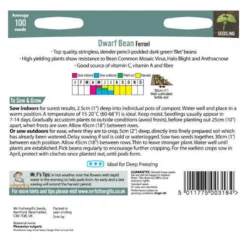 Mr. Fothergill's Dwarf Bean Ferrari Vegetable Seeds -GreenScape Sales Store 12820501 1254833169635924