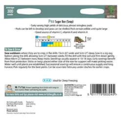 Mr. Fothergill's Pea (Snap) Sugar Bon Seeds -GreenScape Sales Store 12820502 1514833169687071
