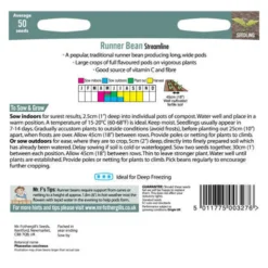 Mr. Fothergill's Runner Bean Streamline Seeds -GreenScape Sales Store 12820622 2144833169792014