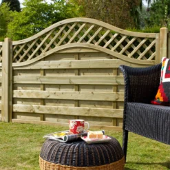 Forest Prague Fence Panel - 4ft - Pack Of 4