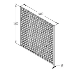 180cm Rosemore Lattice Trellis 5 Pack -GreenScape Sales Store 12823388 1574833221425362