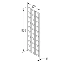 Heavy Duty Trellis - 61cm - Pack Of 4 11 Heavy Duty Trellis - 61cm - Pack Of 4 -GreenScape Sales Store 12823392 9324833219650487
