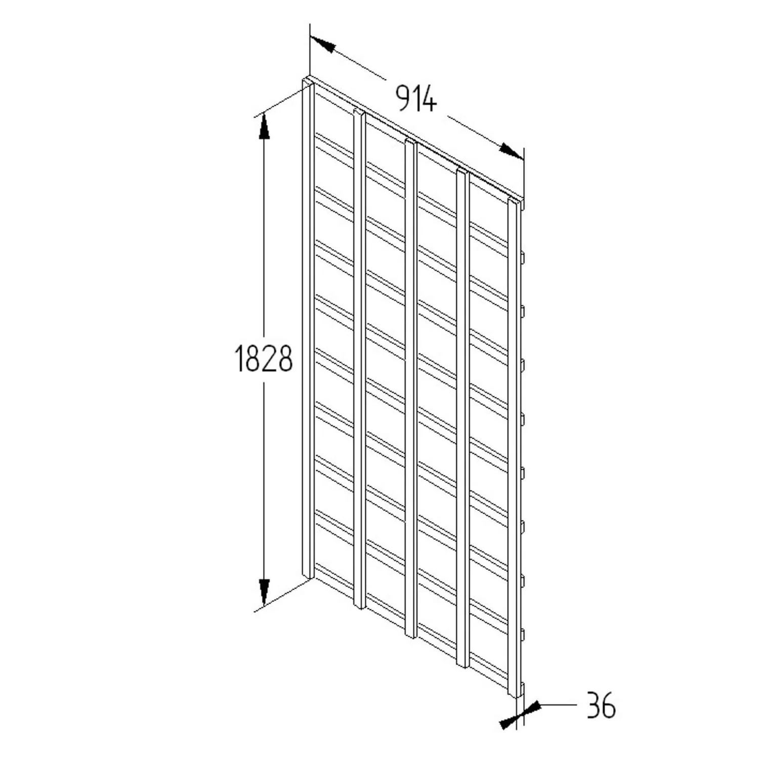 Heavy Duty Trellis - 91cm - Pack Of 5 7 Heavy Duty Trellis - 91cm - Pack Of 5 - Image 5