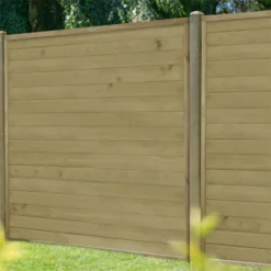 Horizontal Tongue & Groove Fence Panel - 6ft - Pack Of 4