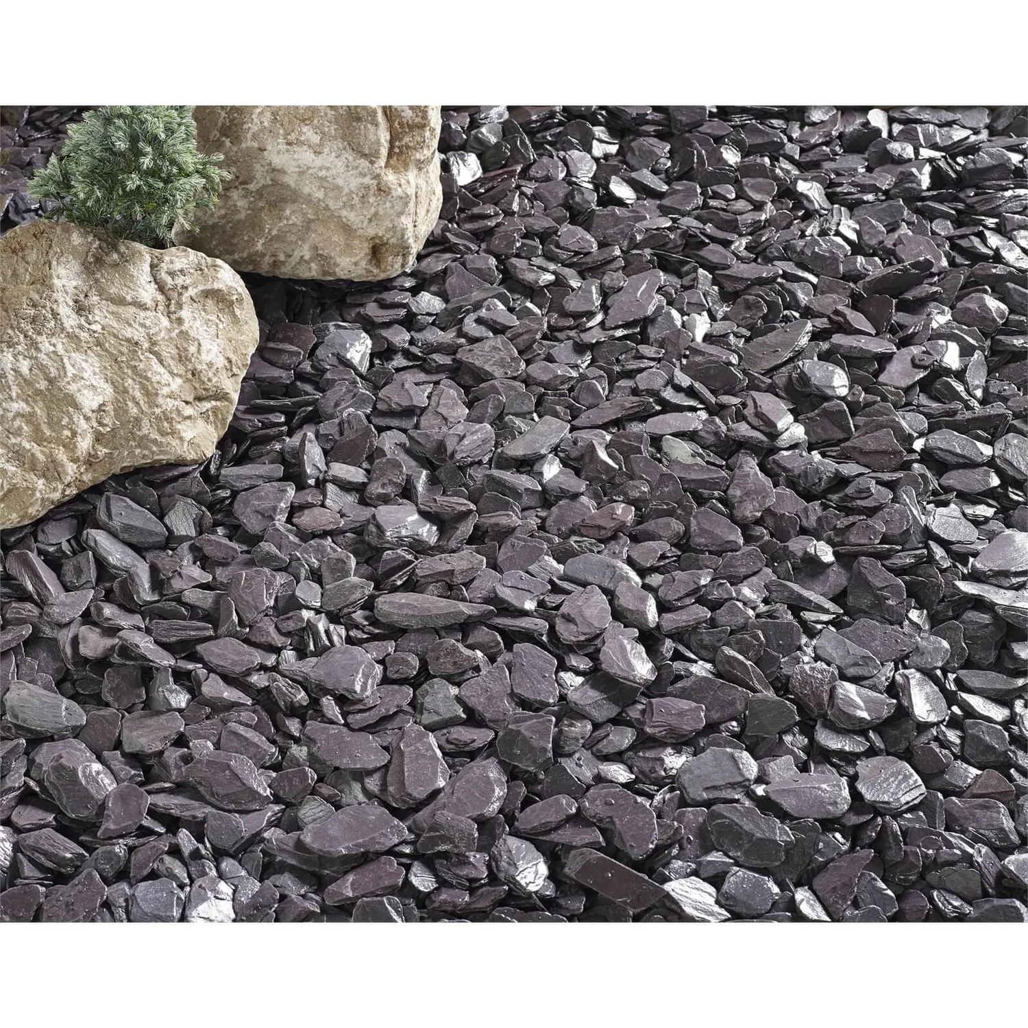 Decorative Aggregates Plum Slate - 17kg 4 Decorative Aggregates Plum Slate - 17kg - Image 2