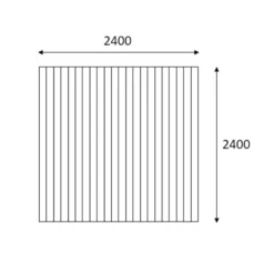 None Swift Deck Complete Decking Kit - 2.4 X 2.4m -GreenScape Sales Store 12826408 1904833221968833