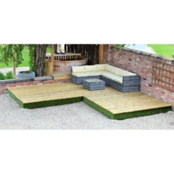 None Swift Deck Complete Decking Kit - Corner - 4.75 X 4.7m -GreenScape Sales Store 12826414 3554833224373447