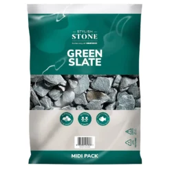 Stylish Stone Green Slate 20mm - Midi Pack - 9kg -GreenScape Sales Store 12826525 1254902951258087
