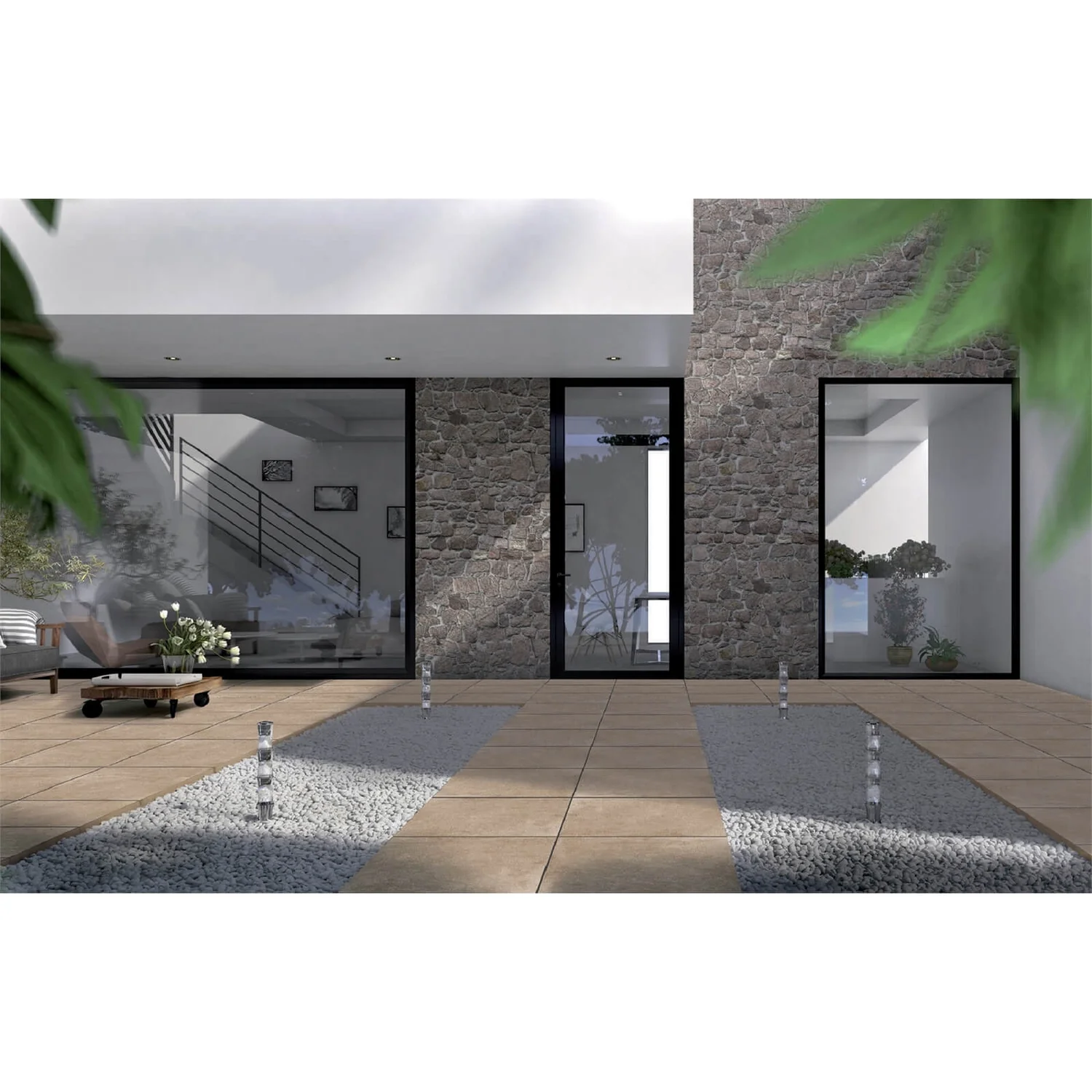 Porcelain Patio Kit 23.04m2 Blonde 4 Porcelain Patio Kit 23.04m2 Blonde - Image 2