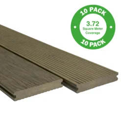 Heritage Composite Decking 10 Pack Oak - 3.72 M2 -GreenScape Sales Store 12831587 1134831907559426