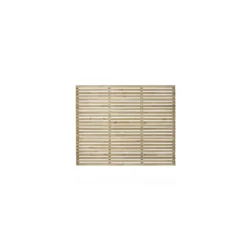 6ft X 5ft (1.8m X 1.5m) Pressure Treated Contemporary Slatted Fence Panel - Pack Of 3 -GreenScape Sales Store 12832569 6274833199513293