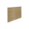 6ft X 5ft (1.8m X 1.5m) Pressure Treated Contemporary Double Slatted Fence Panel - Pack Of 3 -GreenScape Sales Store 12832585 1814831910139777
