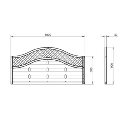 1.8m X 0.9m Pressure Treated Decorative Europa Prague Fence Panel - Pack Of 4 9 1.8m X 0.9m Pressure Treated Decorative Europa Prague Fence Panel - Pack Of 4 -GreenScape Sales Store 12832749 8364833196601901