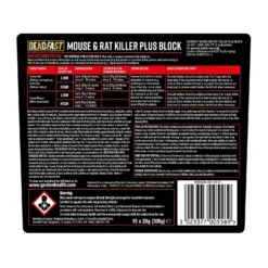 Deadfast Mouse And Rat Killer Plus 15 Block -GreenScape Sales Store 12833189 2075019845673969