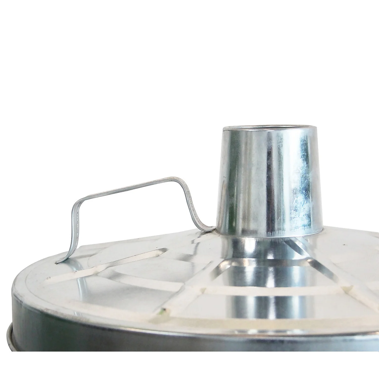 None Garden Galvanised Steel Incinerator / Fire Bin With Lid - 85L 4 None Garden Galvanised Steel Incinerator / Fire Bin With Lid - 85L - Image 2