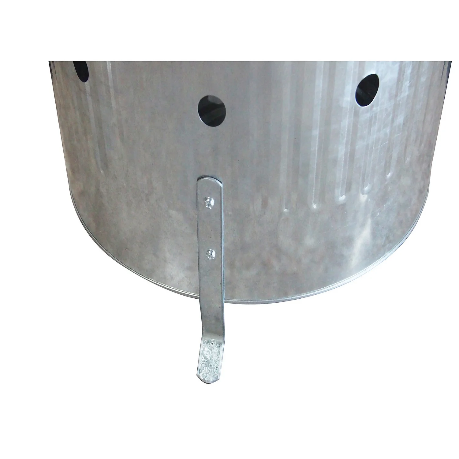 None Garden Galvanised Steel Incinerator / Fire Bin With Lid - 85L 5 None Garden Galvanised Steel Incinerator / Fire Bin With Lid - 85L - Image 3