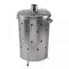 None Garden Galvanised Steel Incinerator / Fire Bin With Lid - 85L