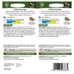 Mr. Fothergill's Lettuce Headed Mixed -GreenScape Sales Store 12834645 1824833167460879
