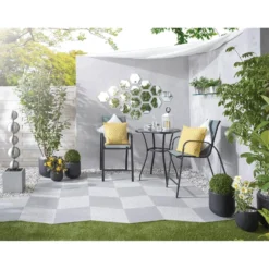 Granite Diamond Paving 450 X 450mm Dark Grey - Pack Of 78 -GreenScape Sales Store 12835394 1764832984166561