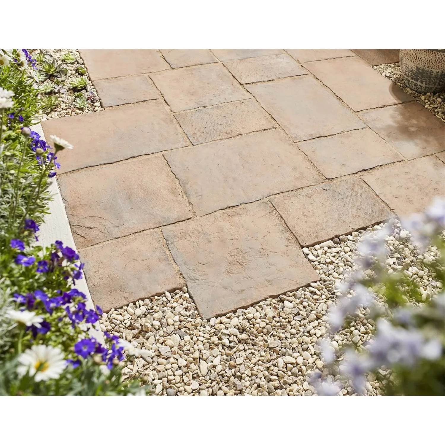 Belfrey Paving 300 X 300mm Autumn Brown (Full Pack) 4 Belfrey Paving 300 X 300mm Autumn Brown (Full Pack) - Image 2